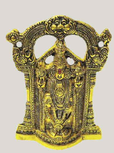 Tirupati Balaji idol made of aluminum