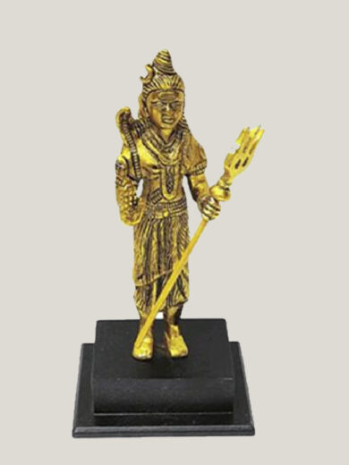 Shiva Idol with a Black Base for Home décor