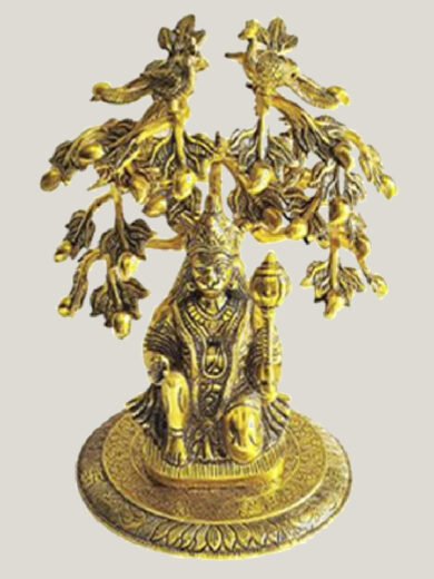 Ganesha's Blessings: Statue under Tree