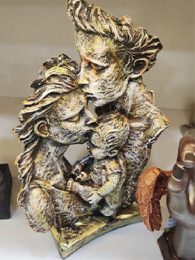Loving Family Embrace Sculpture