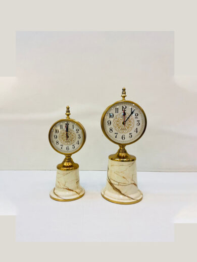 Vintage Clocks with unique design set of 2