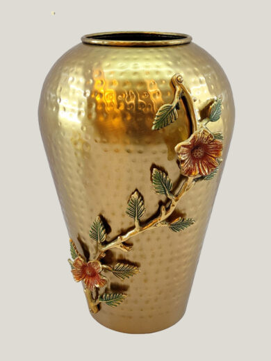 Beautiful Vase with Flowers and Branch