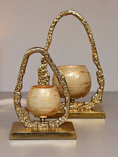 Golden Decorative Candle Stand Candle Holder